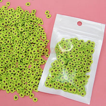 Load image into Gallery viewer, 10g/pack Fimo Fruit Slices Decor Additives For Slime Filler Supplies Charms Clay Accessories Avocado Fimo For Nail Art Slime Toy