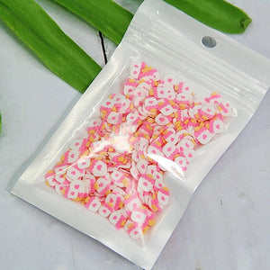 10g/pack Fimo Fruit Slices Decor Additives For Slime Filler Supplies Charms Clay Accessories Avocado Fimo For Nail Art Slime Toy