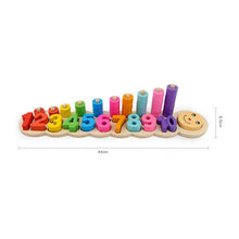 Load image into Gallery viewer, Montessori Educational Wooden Toys For kids Board Math Fishing Count Numbers Matching Digital Shape Match Early Education Toy