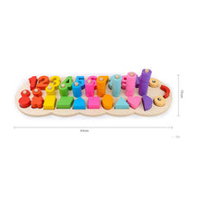 Load image into Gallery viewer, Montessori Educational Wooden Toys For kids Board Math Fishing Count Numbers Matching Digital Shape Match Early Education Toy