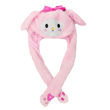 Load image into Gallery viewer, Kocozo Rabbit Hat with Moving Ears Cute Cartoon Toy Hat Airbag Kawaii Funny Toy Cap Kids Plush Toy Birthday Gift  Hat for Girls