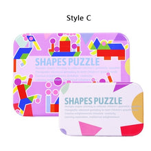 Load image into Gallery viewer, Magnetic 3D  Puzzle Jigsaw Tangram Game Montessori Learning Educational Drawing Board Games Toy Gift for Children Brain Tease