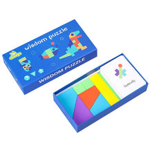 Load image into Gallery viewer, Magnetic 3D  Puzzle Jigsaw Tangram Game Montessori Learning Educational Drawing Board Games Toy Gift for Children Brain Tease