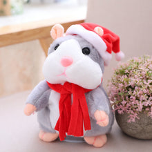 Load image into Gallery viewer, Talking Hamster Mouse Pet Christmas Toy Speak Talking Sound Record Hamster Educational Plush Toy for Children Christmas Gift
