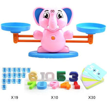 Load image into Gallery viewer, Math Match Game Board Toys Monkey Cat Match Balancing Scale Number Balance Game Kids Educational Toy to Learn add and subtract