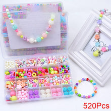 Load image into Gallery viewer, DIY Handmade Beaded Toy with Accessory Set Children Creative 24 Grid Girl Jewelry Making Toys Educational Toys Children Gift