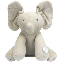 Load image into Gallery viewer, 30cm elefante eléctrico orejas de juguete Mover Música bebé animal Ocultar y buscar gato muñeco relajante elefante perro conejo juguete de peluche