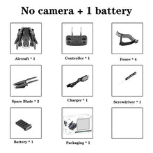 Load image into Gallery viewer, Sharefunbay zangão 4k hd câmera grande angular 1080 p wifi fpv zangão câmera dupla quadcopter altura manter zangão câmera