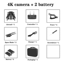 Load image into Gallery viewer, Sharefunbay zangão 4k hd câmera grande angular 1080 p wifi fpv zangão câmera dupla quadcopter altura manter zangão câmera