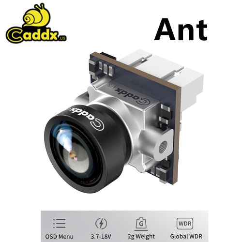 Caddx Ant FPV Camera 1200TVL Global WDR with OSD 1.8mm Lens 2g Ultra Light Nano FPV Camera Cam Aspect Ratio 16:9 4:3 NTSC PAL
