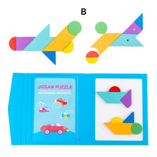 Load image into Gallery viewer, Magnetic 3D  Puzzle Jigsaw Tangram Game Montessori Learning Educational Drawing Board Games Toy Gift for Children Brain Tease