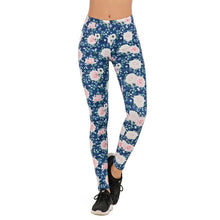 Load image into Gallery viewer, Brands Women Fashion Legging Fluorescent tree branch Printing leggins Slim High Waist Leggings Woman Pants