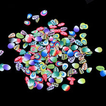 Load image into Gallery viewer, 1000 Uds. Relleno de frutas en rodajas para arte de uñas Slime Fruit Fimo adición para Lizun Diy encanto accesorios para Slime suministros de decoración de Juguetes