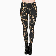 Load image into Gallery viewer, Marche di Modo Delle Donne Legging Aztec Rotonda Ombre Stampa Leggins Slim a Vita Alta Leggings Donna Pantaloni