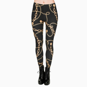 Marche di Modo Delle Donne Legging Aztec Rotonda Ombre Stampa Leggins Slim a Vita Alta Leggings Donna Pantaloni