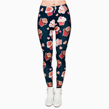 Load image into Gallery viewer, Marche di Modo Delle Donne Legging Aztec Rotonda Ombre Stampa Leggins Slim a Vita Alta Leggings Donna Pantaloni
