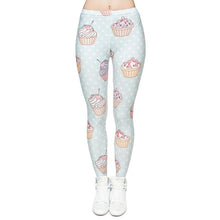 Load image into Gallery viewer, Marche di Modo Delle Donne Legging Aztec Rotonda Ombre Stampa Leggins Slim a Vita Alta Leggings Donna Pantaloni