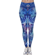 Load image into Gallery viewer, Marche di Modo Delle Donne Legging Aztec Rotonda Ombre Stampa Leggins Slim a Vita Alta Leggings Donna Pantaloni
