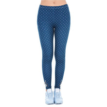 Load image into Gallery viewer, Marche di Modo Delle Donne Legging Aztec Rotonda Ombre Stampa Leggins Slim a Vita Alta Leggings Donna Pantaloni