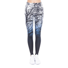 Load image into Gallery viewer, Marche di Modo Delle Donne Legging Aztec Rotonda Ombre Stampa Leggins Slim a Vita Alta Leggings Donna Pantaloni