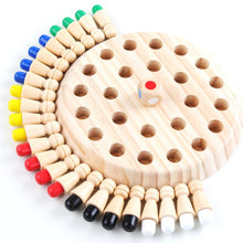 Load image into Gallery viewer, Kids party game Wooden Memory Match Stick Chess Game Fun Block Board Game Educational Color Cognitive Ability Toy for Children