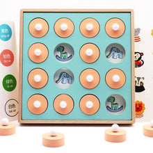 Load image into Gallery viewer, Kids party game Wooden Memory Match Stick Chess Game Fun Block Board Game Educational Color Cognitive Ability Toy for Children