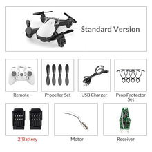 Load image into Gallery viewer, Eachine E61/E61hw Mini Drone con/sin cámara HD Modo de retención alta RC Quadcopter RTF WiFi FPV helicóptero plegable VS HS210