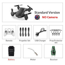 Load image into Gallery viewer, Eachine E61/E61hw Mini Drone con/sin cámara HD Modo de retención alta RC Quadcopter RTF WiFi FPV helicóptero plegable VS HS210
