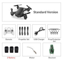 Load image into Gallery viewer, Eachine E61/E61hw Mini Drone con/sin cámara HD Modo de retención alta RC Quadcopter RTF WiFi FPV helicóptero plegable VS HS210
