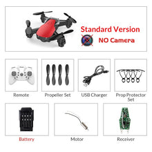 Load image into Gallery viewer, Eachine E61/E61hw Mini Drone con/sin cámara HD Modo de retención alta RC Quadcopter RTF WiFi FPV helicóptero plegable VS HS210