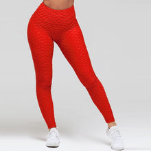 Load image into Gallery viewer, Mallas deportivas de cintura alta para mujer, mallas Push Up de moda de Color sólido, mallas para culturismo, pantalones para mujer