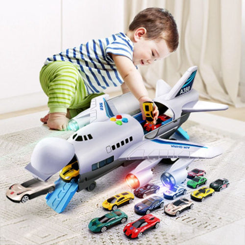 Jouet avion musique histoire Simulation piste inertie enfant jouet avion grande taille avion de passager enfants avion de ligne jouet voiture