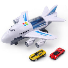 Load image into Gallery viewer, Jouet avion musique histoire Simulation piste inertie enfant jouet avion grande taille avion de passager enfants avion de ligne jouet voiture