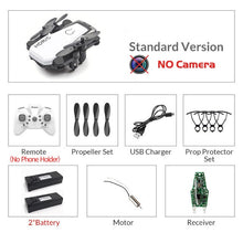 Load image into Gallery viewer, Mini Drone plegable con cuadricóptero RC con cámara HD Quad-contador con helicóptero RC de alta sujeción con modo sin cabeza chico Juguetes