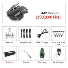 Load image into Gallery viewer, Mini Drone plegable con cuadricóptero RC con cámara HD Quad-contador con helicóptero RC de alta sujeción con modo sin cabeza chico Juguetes