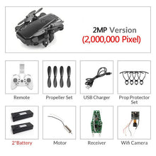 Load image into Gallery viewer, Mini Drone plegable con cuadricóptero RC con cámara HD Quad-contador con helicóptero RC de alta sujeción con modo sin cabeza chico Juguetes
