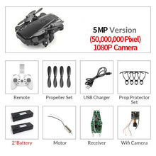 Load image into Gallery viewer, Mini Drone plegable con cuadricóptero RC con cámara HD Quad-contador con helicóptero RC de alta sujeción con modo sin cabeza chico Juguetes