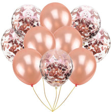 Load image into Gallery viewer, 10pcs/pack Inflatable Ball Toy 10 inch Birthday Wedding Pink Rose Gold Balloon Toy Inflatable Cartoon Hat Children Party Toy Hat
