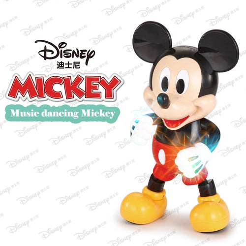 Disney Dancing Mickey mouse Dazzling Music Robot Shiny Educational Toys Electronic Walking Dancing Robot Kids Music Robot Toys